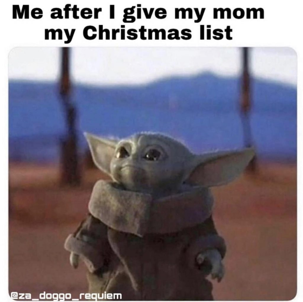 19 Adorable Baby Yoda Memes For Christmas 2020 - Live One Good Life